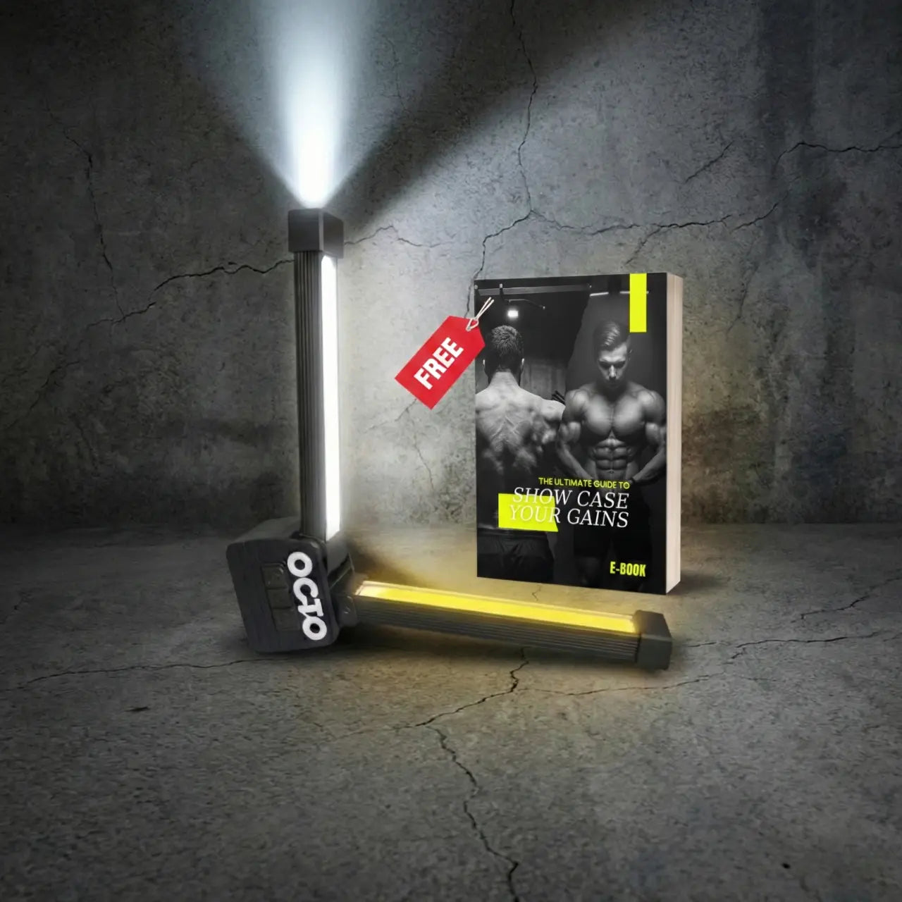 OCTO | PhysiLamp™ Magnetic Gym Posing Light