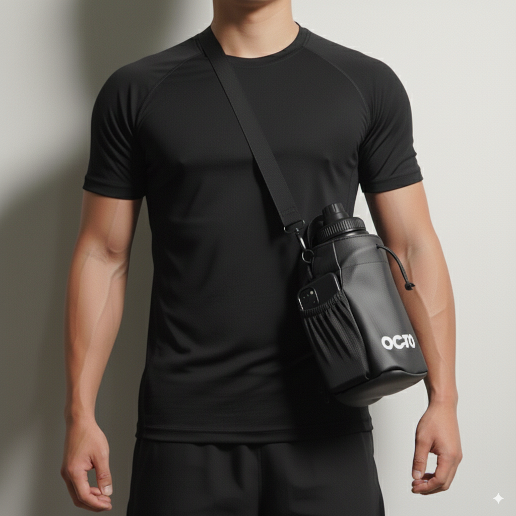 Lightweight sports bag ideal for gym sessions, yoga classes, or short travel trips