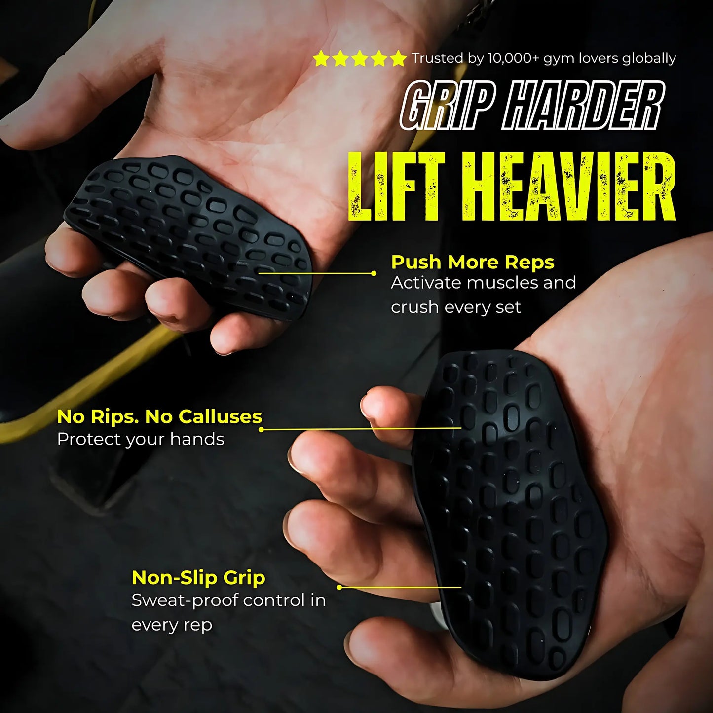 OctoGrips durable workout grips for lifting and training
