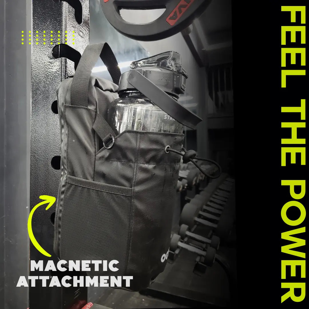 Athlete using OctoGrips MagnetPack™ gym bag – performance meets innovation