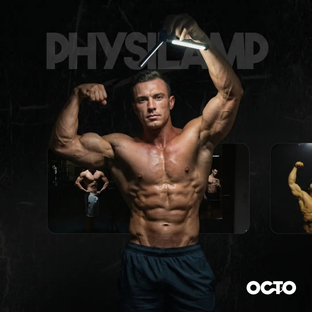 OCTO | PhysiLamp™ Magnetic Gym Posing Light