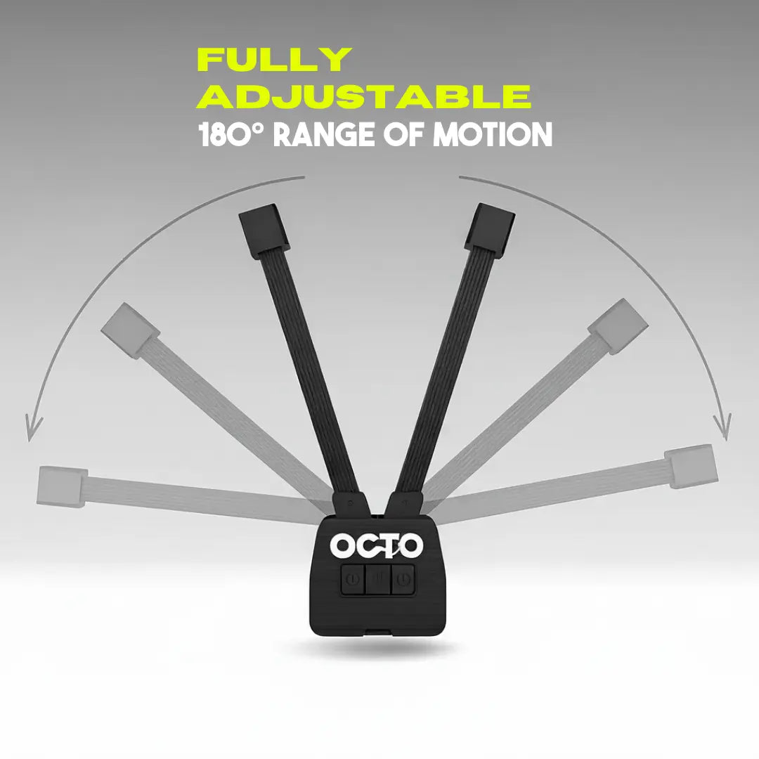 Magnetic base lamp mounted on gym equipment for hands-free workout photos