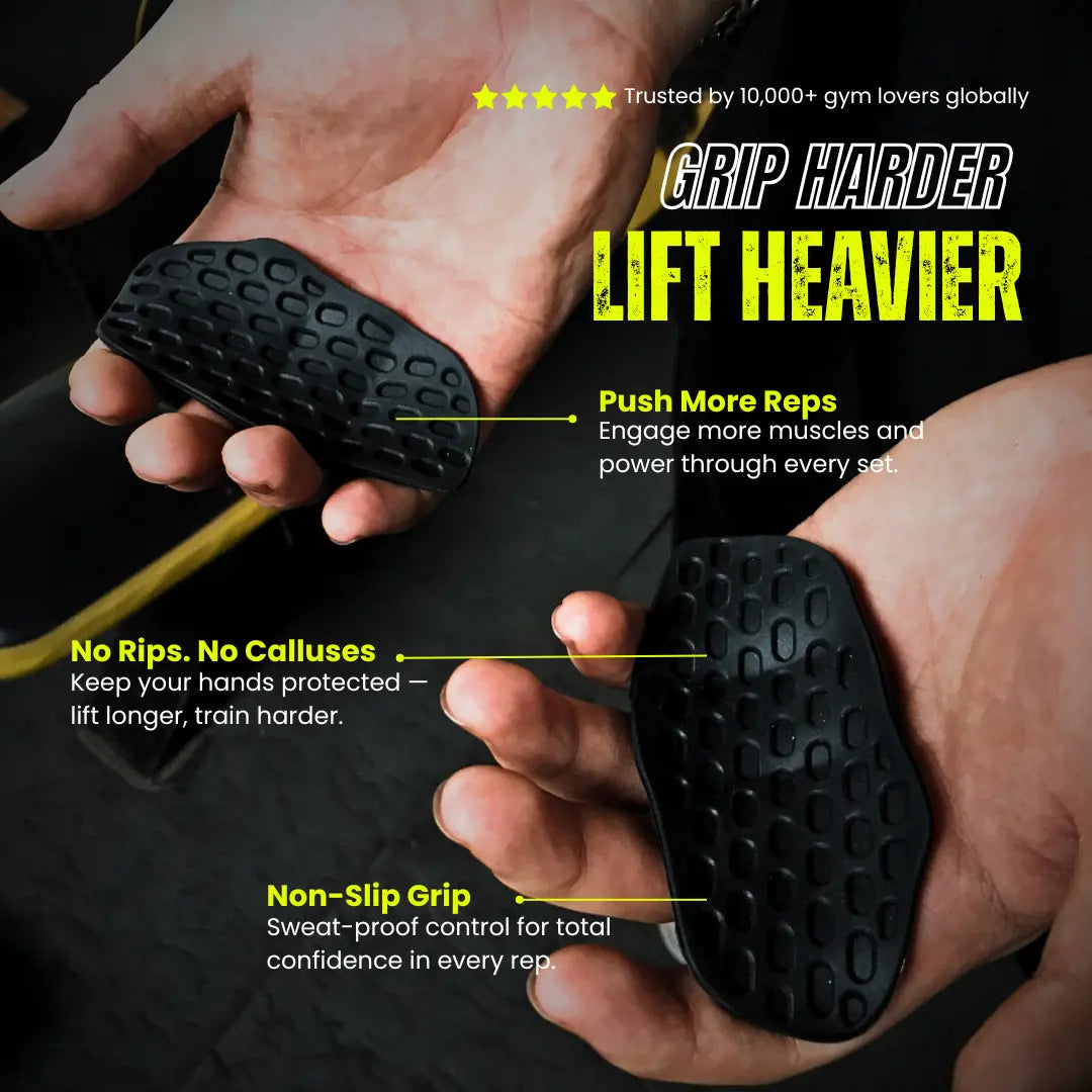 OctoGrips workout hand grips for gym and weightlifting – non slip grip support