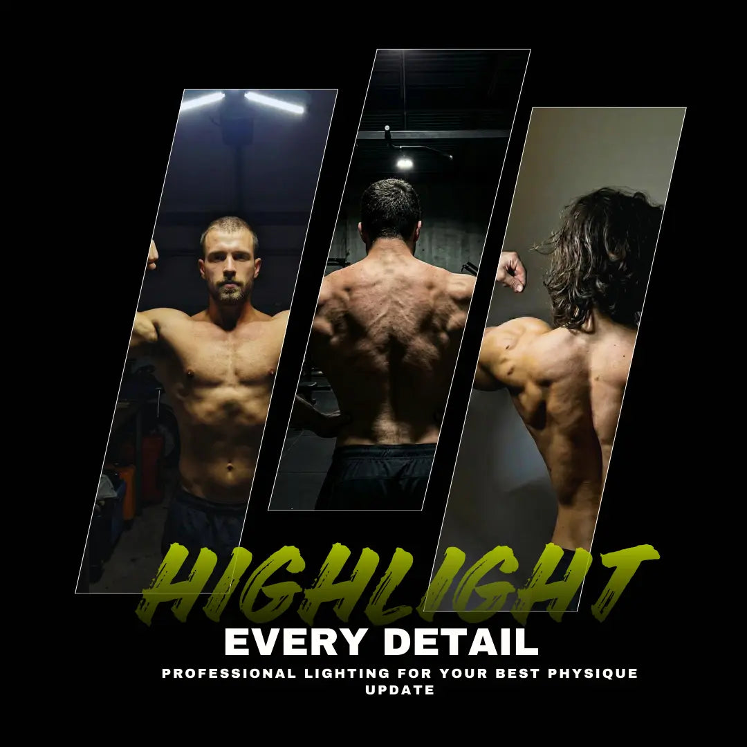 OCTO | PhysiLamp™ Magnetic Gym Posing Light